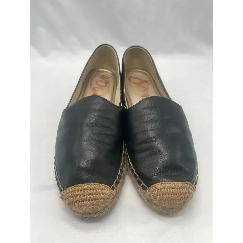 Sam Edelman Kesia‎ Slip On Espadrille in Black Size 8